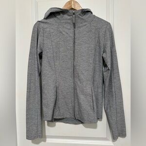 Tuff Athletics Heather Gray Hoodie Activewesr Workout Women’s Medium